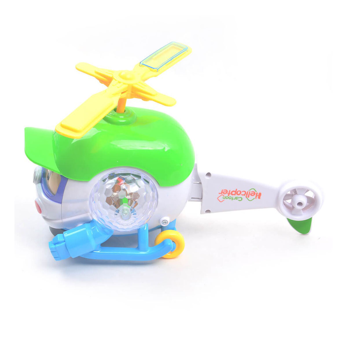Cartoon Helicopter With Lighting & Musical Sound