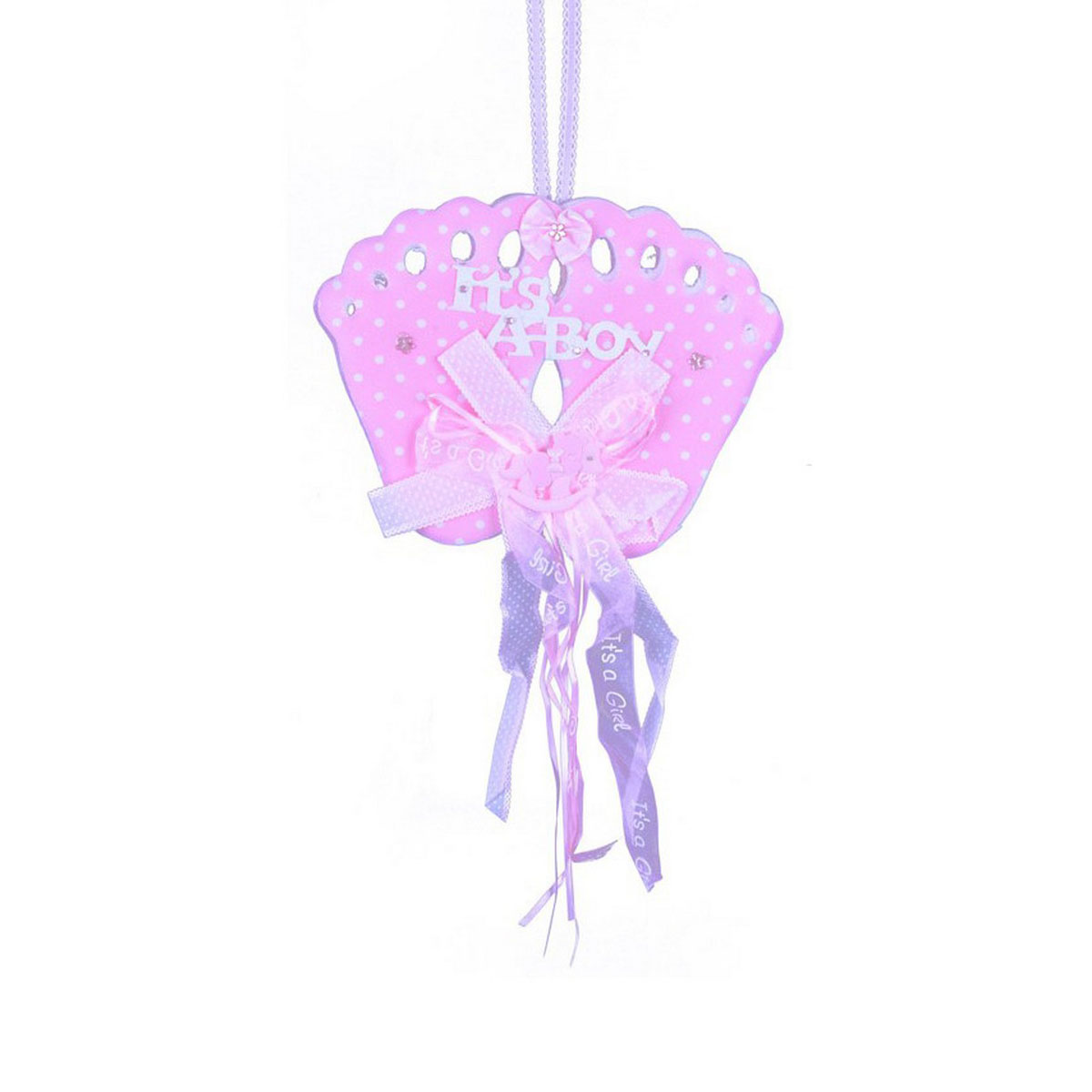 Its a Boy! Baby Shower Hanging Feet- Pink
