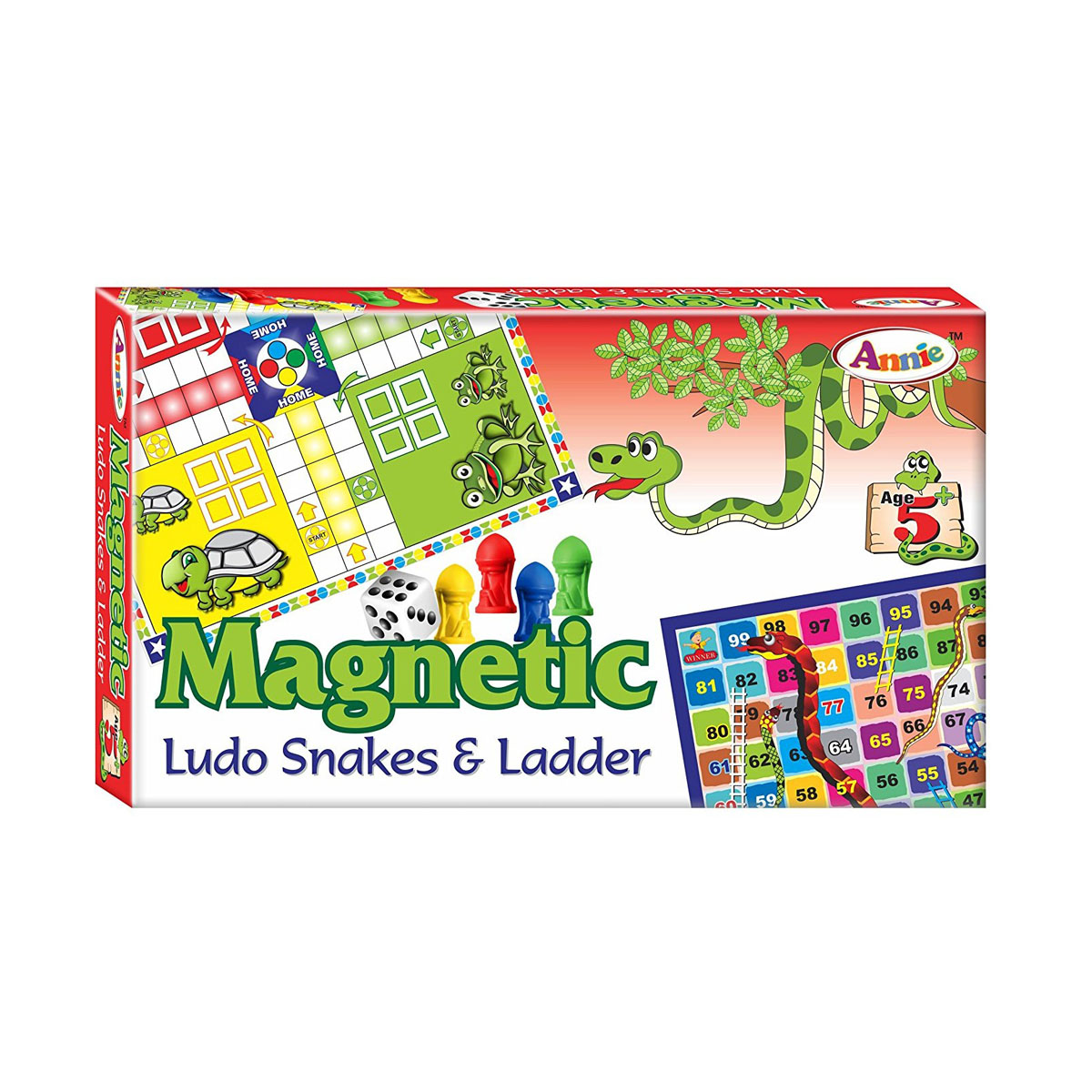 Magnetic Ludo Snakes & Ladders