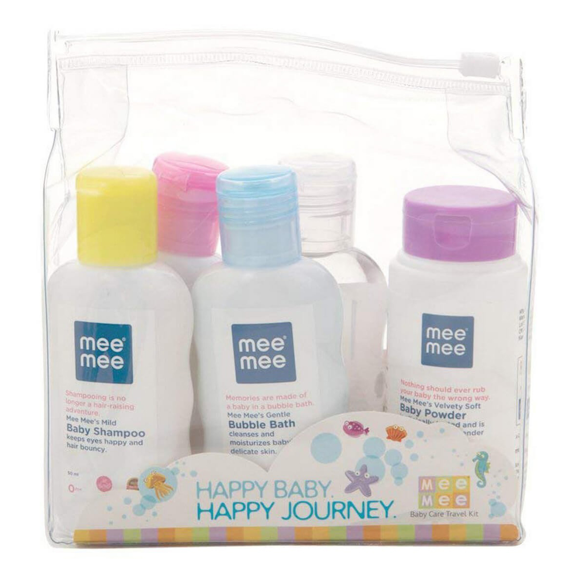 Mee Mee Baby Care Travel Kit (Pack of 5)