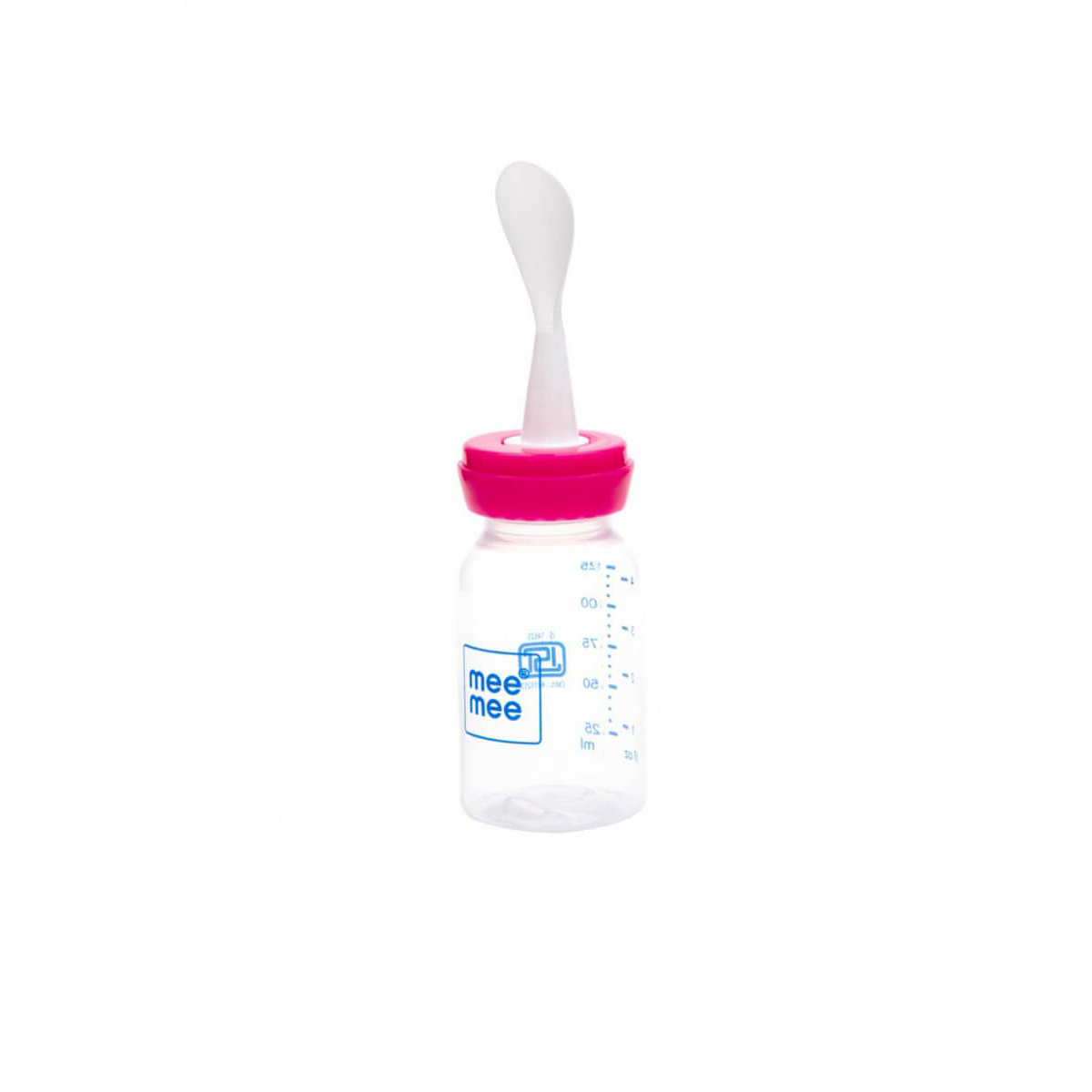 Mee Mee Premium Baby Feeding Bottle With Spoon (125ml)