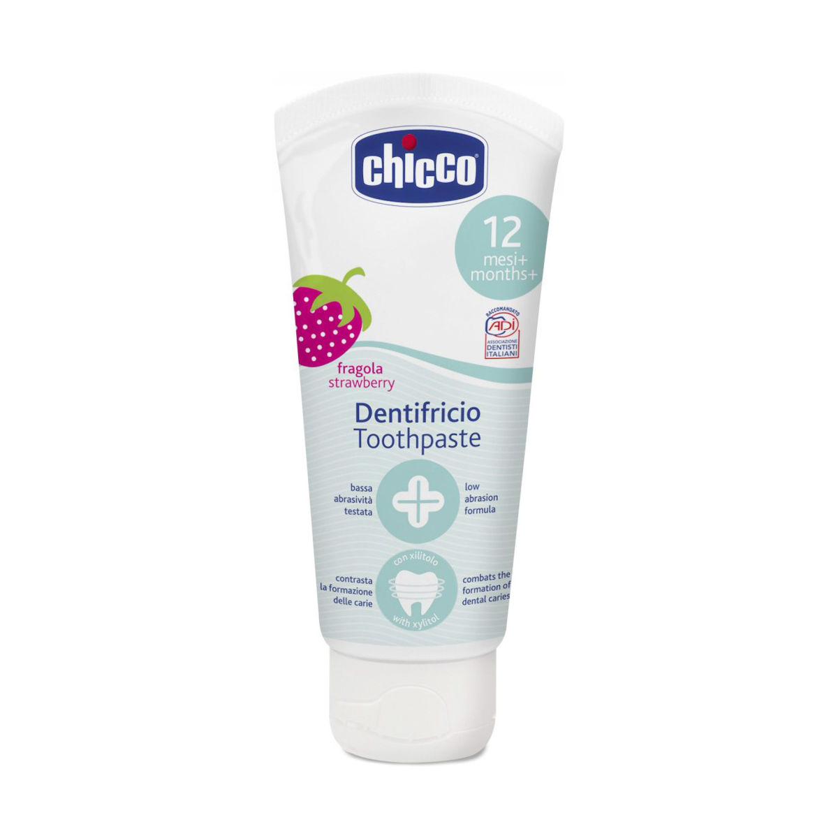 Chicco Tooth Paste Strawberry 12M