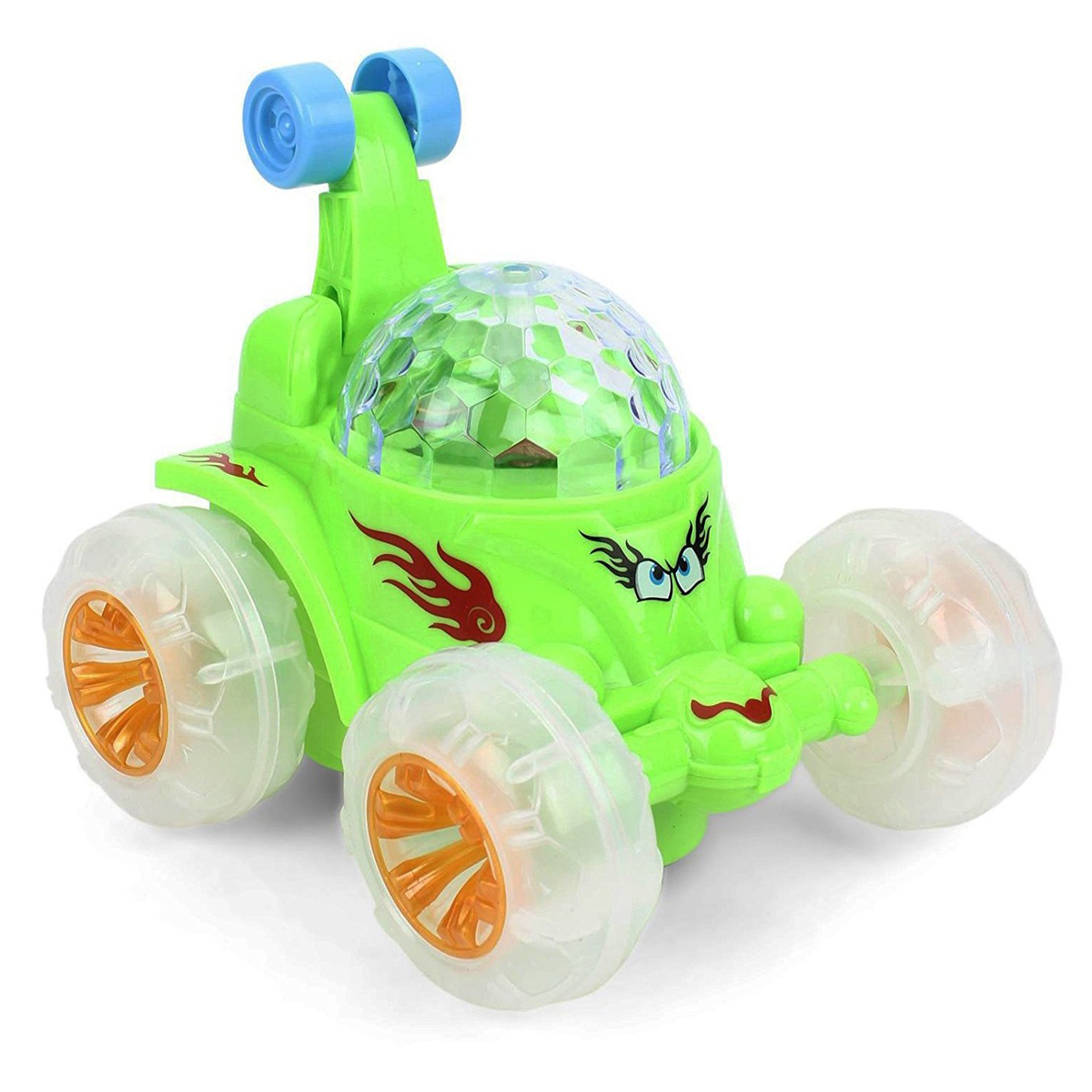 Smiles Creation 360 Degree Rotating Dancing Car with Music Toy for Kids - Green