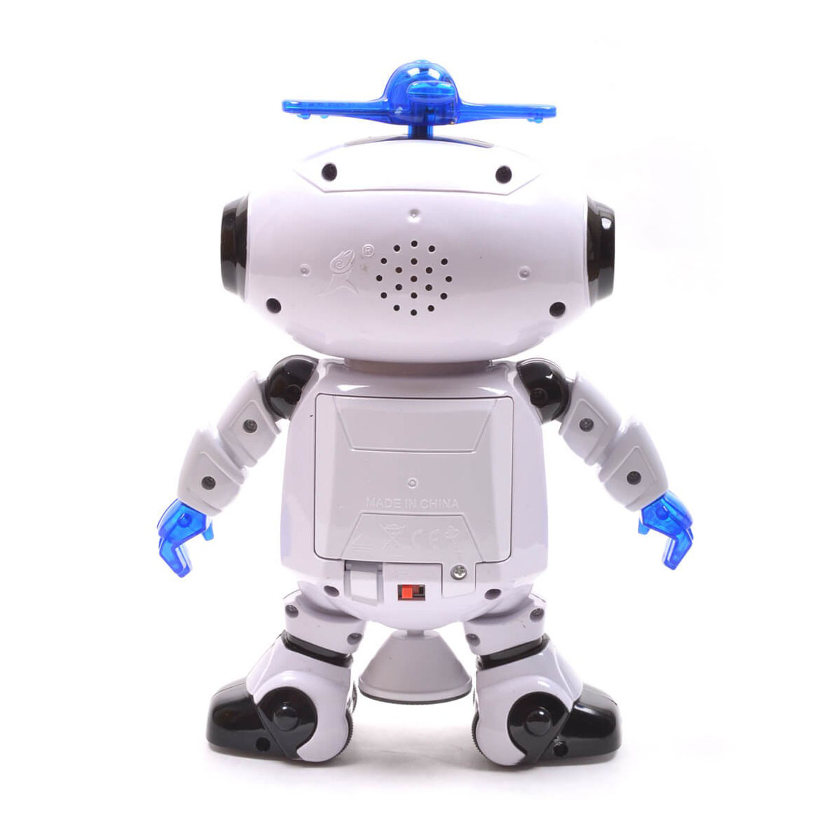 Dancing Robot with 3D Lights and Music - White