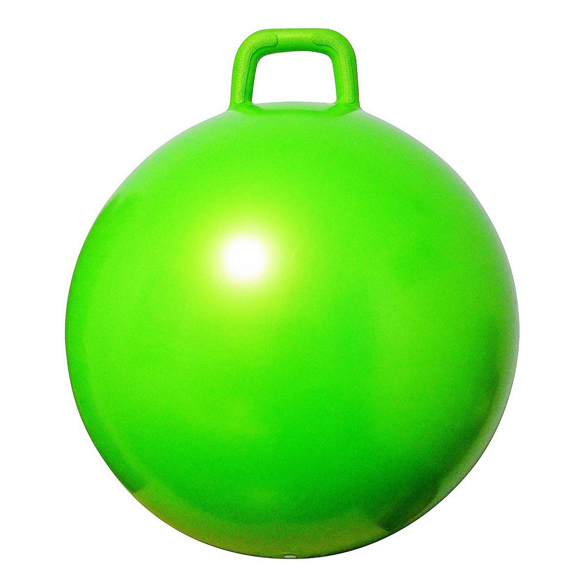 Hop Ball with handle for kids- Green