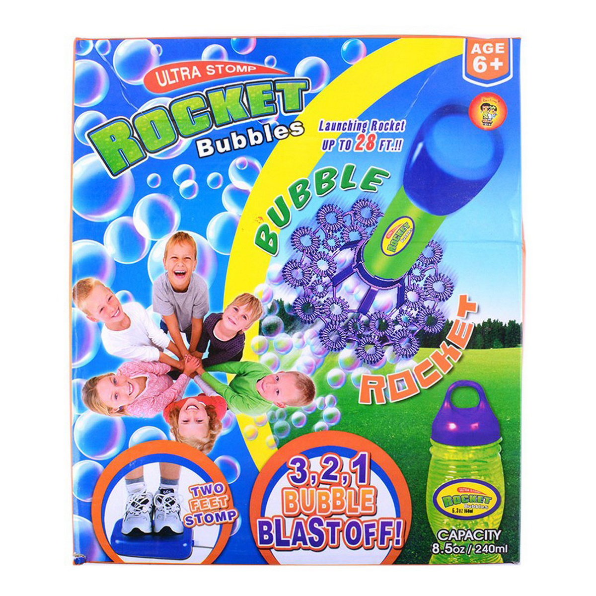 Bubble Rocket Toy for Kids