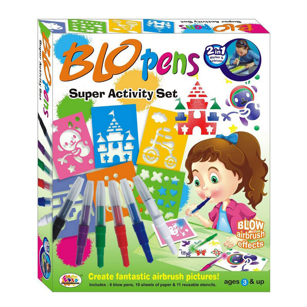 Ekta Blo Pens Super Activity Set