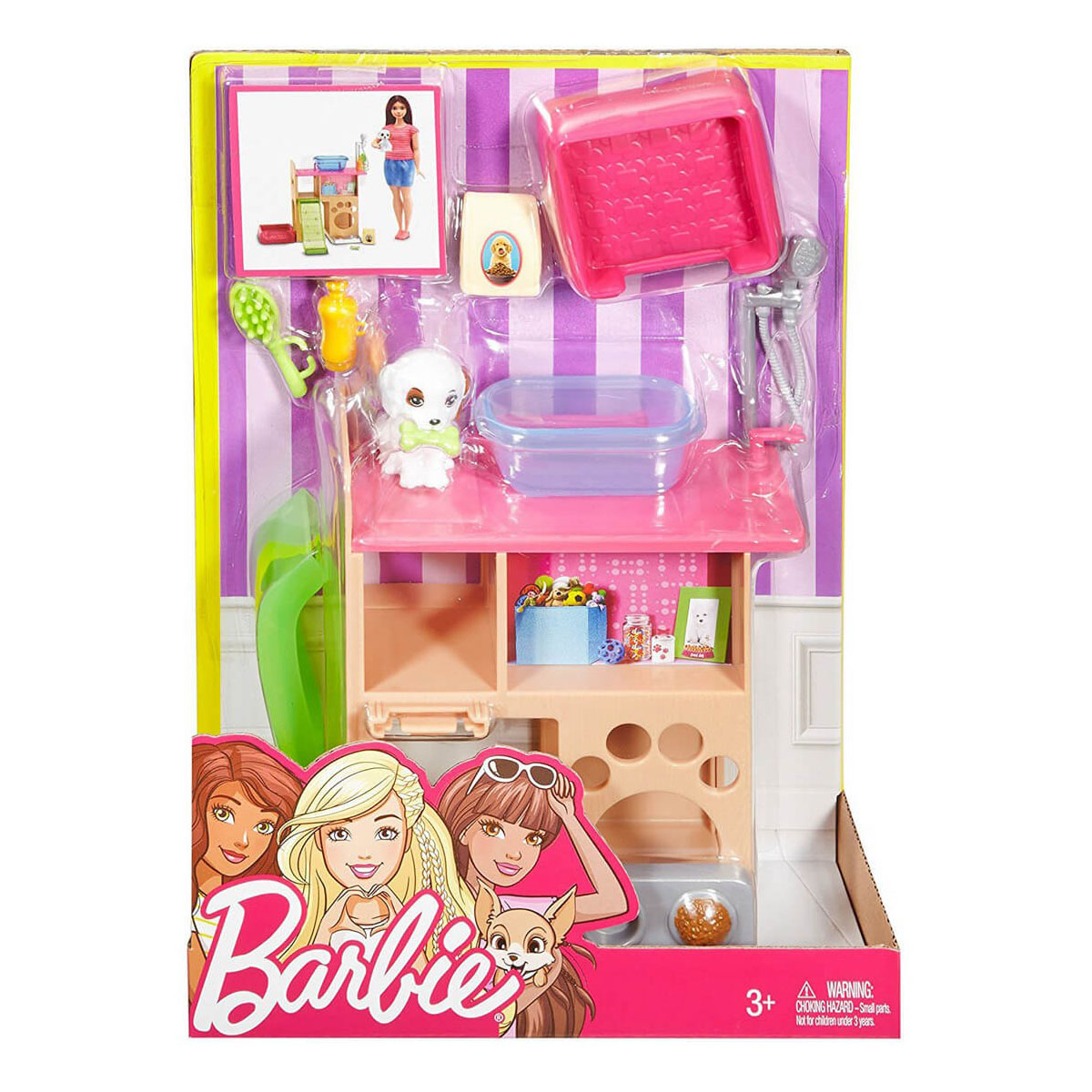 Barbie Pet Station & Puppy Playset