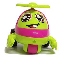 Green and Pink Helicopter