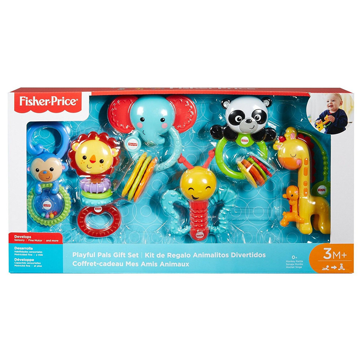 Fisher Price Animal Friends Gift Set Multicolor